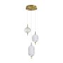 Italux Corado PND-81438-3-GD Suspension lumineuse 1x23W/LED 3000K 2104lm IP20