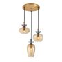 Italux Fanda PND-31882-3A-GD-AMB Suspension lumineuse 3x40W/E27 IP20
