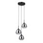 Italux Felis PND-40824-3-BK Suspension lumineuse 3x40W/E27 IP20