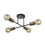 Italux FORMIO PND-4052-4-BL-HBR Lampe de plafond 4x40W/E27 IP20