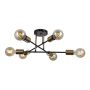 Italux FORMIO PND-4052-6-BL-HBR Lampe de plafond 6x40W/E27 IP20