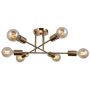 Italux FORMIO PND-4052-6-HBR Lampe de plafond 6x40W/E27 IP20