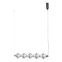 Italux Fuente PND-34395-5-BK Suspension lumineuse 5x25W/LED 3000K 1576lm IP20