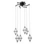 Italux Fuente PND-34395-6-BK Suspension lumineuse 6x30W/LED 3000K 1795lm IP20