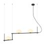Italux KERNIO PND-357783-BK+W Suspension lumineuse 3x25W/G9 IP20