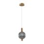 Italux Lenti PND-83631-1-BRO-SG Suspension lumineuse 1x7W/LED 3000K 310lm IP20
