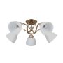 Italux Lugano PND-5643-5-HBR Lampe de plafond 5x40W/E27 IP20