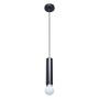 Italux Macera PND-33849-1-BK Suspension lumineuse 1x40W/E27 IP20