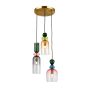 Italux Manso PND-37462-3A-MC-GD Suspension lumineuse 3x40W/E14 IP20