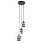 Italux Menfi PND-44236-3-BK-GD Suspension lumineuse 3x40W/E27 IP20