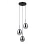 Italux Meolo PND-40825-3-BK Suspension lumineuse 3x40W/E14 IP20