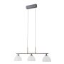 Italux Montiela PND-34374-3-BK Suspension lumineuse 3x15W/LED 3000K 772lm IP20