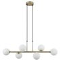 Italux OLBIA PND-38679-6-FGD+WH Suspension lumineuse 6x25W/G9 IP20