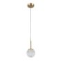 Italux Padri PND-40827-1-HBR-CL Suspension lumineuse 1x5W/G9 IP20