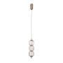 Italux Pedro PND-34405-3V-HBR Suspension lumineuse 3x12W/LED 3000K 764lm IP20