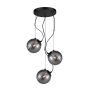 Italux Perona PND-92389-3A-BK Suspension lumineuse 3x40W/G9 IP20