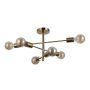 Italux PIANSI PND-4025-6-HBR Suspension lumineuse 6x40W/E27 IP20