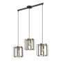 Italux PRIMERO PND-44003-3-BK-GD Suspension lumineuse 3x60W/E27 IP20