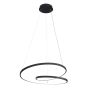 Italux Reina PND-21692-M-BK Suspension lumineuse 1x40W/LED 3000K|4000K|6000K 2600lm IP20