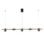 Italux REMDAL PND-16374-5-BK-3K Suspension lumineuse 30W/LED 3000K 2300LM IP20