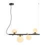 Italux REVERSO PND-5622-4-BK-W Suspension lumineuse 4x25W/G9 IP20