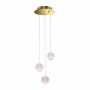 Italux Rosario PND-12220121-3A-GD Suspension lumineuse 3x12.6W/LED 3000K 840lm IP20
