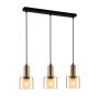 Italux SANTIA PND-65342-3-BRO+AMB Suspension lumineuse 3x40W/E27 IP20