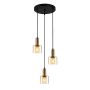 Italux SANTIA PND-65342-3A-BRO+AMB Suspension lumineuse 3x40W/E27 IP20