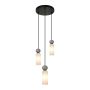 Italux Santos PND-95331-3-BK Suspension lumineuse 3x40W/G9 IP20