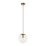 Italux Sarpo PND-58867-1S-BK-BRO Suspension lumineuse 1x40W/E27 IP20