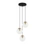 Italux Sarpo PND-58867-3S-BK-BRO Suspension lumineuse 3x40W/E27 IP20