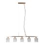 Italux Simona PND-40814-5-HBR Suspension lumineuse 5x40W/E14 IP20