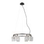 Italux Simona PND-40814-6-BK-HBR Suspension lumineuse 6x40W/E14 IP20