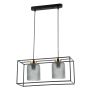 Italux SINELLA PND-23231-2-BK+SG Suspension lumineuse 2x40W/E27 IP20