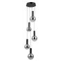 Italux Strela PND-34378-5S-BK Suspension lumineuse 5x25W/LED 3000K 1450lm IP20