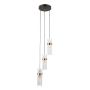 Italux Taraso PND-40760-3-BK-HBR Suspension lumineuse 3x40W/E14 IP20