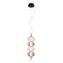 Italux Testa PND-84938-4V-BK Suspension lumineuse 4x16W/LED 3000K 1000lm IP20