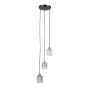 Italux Torno PND-40813-3R-BK-HBR Suspension lumineuse 3x40W/E14 IP20