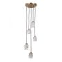 Italux Torno PND-40813-5R-HBR Suspension lumineuse 5x40W/E14 IP20