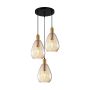 Italux Zulo PND-27812-3A-BRO-AMB Suspension lumineuse 3x40W/E27 IP20