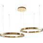 Step Into Design CIRCLE 2in1 DN924-80+80 gold Suspension lumineuse 2x80W/LED 3000K 6400lm IP20