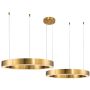 Step Into Design CIRCLE 2in2 ST-8848-100+120 brass Suspension lumineuse 2x112W/LED 3000K 10080lm IP20