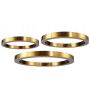 Step Into Design CIRCLE 3in1 ST-8848-60+60+80 brass Suspension lumineuse 3x85W/LED 3000K 8075lm IP20