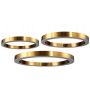 Step Into Design CIRCLE ST-8848-60+80+80 brass Suspension lumineuse 3x112W/LED 3000K 10640lm IP20