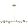 Step Into Design CONE ST-10307-130 gold Lampe de plafond 3x33W/LED 3000K 2640lm IP20