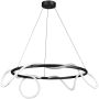 Step Into Design FANTASIA ST-9282R/D60 black Suspension lumineuse 2x34W/LED 3000K 2720lm IP20