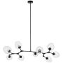 Step Into Design MODERN ORCHID ST-1232-9 TRANSPARENT Lampe de plafond 9x60W/E27