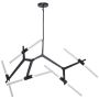 Step Into Design STICKS ST-1001-10 black Lampe de plafond 10x20W/G9 IP20