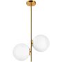 Step Into Design VENUS ST-5025-2 BRASS Lampe de plafond 2x60W/E27 IP20
