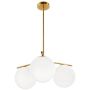 Step Into Design VENUS ST-5026-3 BRASS Lampe de plafond 3x60W/E27 IP20